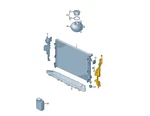 New Volkswagen Teramont Left Radiator Air Duct 3CN121283AK 3CN-121-283-AK. Fixed Price $72.60.
