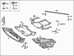 Genuine Mercedes A207 C204 C207 S204 W204 Cover Engine Comp. Lower 2045243630. Fixed Price $106.46.