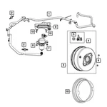 For Jeep Grand Cherokee Wk 2022 68443859AB Power Brake Booster Vacuum Pump. Fixed Price $376.90.
