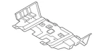Genuine Nissan Radiator Support Splash Shield 50810-7JA1B. Fixed Price $69.91.