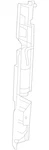 Genuine Gm Driver Side Radiator Air Baffle 23390797. Fixed Price $42.97.