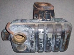 1960 Ford Galaxie 223 Cyl Radiator Surge Expansion Tank C0AA-8A080-S Used. Fixed Price $75.00.
