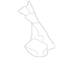 Genuine Mercedes-benz Air Duct Segment 253-885-03-63. Fixed Price $60.21.