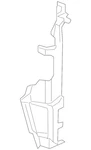 Genuine Volkswagen Side Air Baffle 5G0-121-283-AE. Fixed Price $26.13.