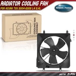 Left Engine Radiator Cooling Fan W/ Shroud Assembly For Acura Tsx 2004-2008 2.4L. Fixed Price $77.99.
