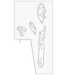 Genuine Subaru Side Panel 53029AL01B9P. Fixed Price $79.47.