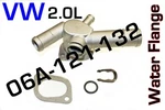 Vw Jetta, Golf Aluminum Water Coolant Flange 06A-121-132 With The 2.0L Engine. Fixed Price $39.99.