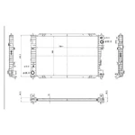 New Radiator Aluminum Core With Plastic Tank ZZC515200. Fixed Price $125.47.