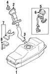 Genuine Nissan Fuel Tank Filler Neck 17228-01G01. Fixed Price $55.96.