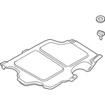 Genuine Bmw Covering Left 17-11-7-510-909 New. Fixed Price $83.22.
