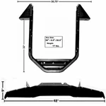 1947 48 49 50 51 52 53 1954 Gmc Truck Radiator Support & Lower Apron Pcs Set. Fixed Price $833.95.