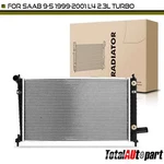 Radiator With Transmission Oil Cooler For Saab 9-5 1999 2000 2001 L4 2.3L Front. Fixed Price $94.99.