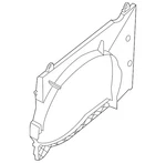 Genuine Nissan A/c Condenser Fan Shroud 21476-9FD0A. Fixed Price $107.30.