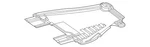 Genuine Mercedes-benz Trim Substructure 167-680-38-07. Fixed Price $182.20.