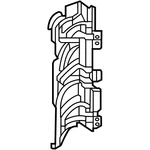Genuine Mercedes-benz Oe Air Duct Segment 296-505-18-00. Fixed Price $73.44.