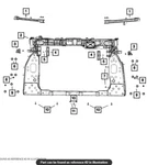 23-25 Jeep Compass Radiator Closure Panel Factory Mopar New Oem. Fixed Price $823.58.