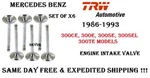 Engine Intake Valve Set Of 1986-1991 Mercedes 300CE 300E 300SEL 300TE Trw. Fixed Price $500.00.