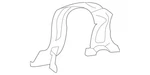 Genuine Mercedes-benz Stiffener 203-620-30-72. Fixed Price $68.76.