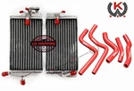 All Aluminum Radiator &red Hose Fit 00-01 Honda 2000 2001. Fixed Price $75.00.