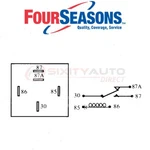 Four Seasons 35743 Hvac Relay For MT0504 HS218 AC8343 84218 701837 4796 Ah. Fixed Price $35.23.
