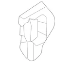 Genuine Audi Center Duct 4M0-121-287-B. Fixed Price $19.97.