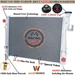 Row Aluminum Radiator For 2004-2009 Dodge Ram 1500 2500 3500 Pickup 5.7L V8. Fixed Price $229.00.