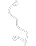 Genuine Audi Engine Coolant Overflow Hose 8K0-121-081-BA. Fixed Price $95.49.