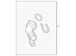 Genuine Volkswagen Lower Coupling 2Q0-122-291-K. Fixed Price $37.05.