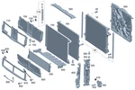 Genuine Mercedes-benz Air Duct Segment 223-505-41-00. Fixed Price $53.84.