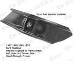67 68 69 70 Mustang Radiator Support / Strut Rod Bracket Weld Through Left Side. Fixed Price $109.99.
