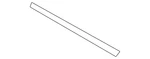 Genuine Audi Radiator Air Seal 8E0-121-331. Fixed Price $14.93.