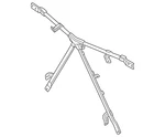 Genuine Volkswagen Support Brace 1N3-805-303. Fixed Price $86.39.