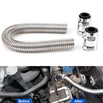 24" Flexible Upper Lower Radiator Hose& Stainless Steel W/ Chrome Caps V8 Kit. Fixed Price $25.99.
