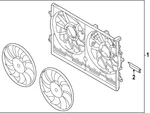Genuine Nissan Engine Cooling Fan Shroud Cap 21491-6RC0A. Fixed Price $16.12.