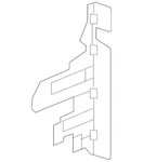 Genuine Honda Radiator Support Air Deflector 74116-TGS-A10. Fixed Price $29.88.