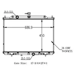 Radiator Fits 15-18 City Express 397973. Fixed Price $248.00.