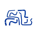 Mishimoto Ancillary Hose Kit Fits Subaru Wrx/sti 2004-2007 Blue. Fixed Price $149.95.