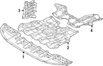 Genuine Mitsubishi Side Cover 5370C539. Fixed Price $111.36.