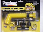 Prestone Antifreeze Coolant Flush 'n Fill Kit 59060 1/2, 5/8, 3/4, Hose. Fixed Price $13.92.