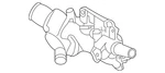 Genuine Nissan Water Outlet 11060-3AB1A. Fixed Price $396.64.