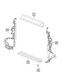 Genuine Mopar Radiator Shield Right 68239908AD. Fixed Price $62.90.