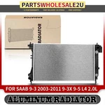 Radiator W/ Oil Cooler For Saab 2003-2011 9-3X 10-11 9-5 Auto. Trans.. Fixed Price $121.28.