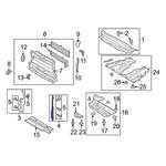 Ford Fusion 17-20 HS7Z8311E Front Left Radiator Support Air Deflector. Fixed Price $32.94.