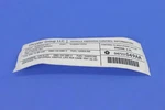 Genuine Mopar Veci Label 4722049AA. Fixed Price $13.16.
