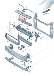 New Audi E-tron Gen Radiator Support Access Cover 4KE8070829B9 4KE-807-082-9B9. Fixed Price $62.80.