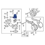 Ford F-250 Super Duty 17-26 HC3Z8592A Engine Coolant Thermostat Housing. Fixed Price $18.96.