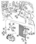 Genuine Mopar A/c Discharge Line 4596891AB. Fixed Price $47.30.