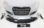 RS7 Style Front Bumper Cover Grille Lower Spoiler Set Fits 2012-15 A7 C7.0. Fixed Price $575.91.