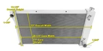 Rn Champion Row Radiator 28" Core For 1967 - 1972 Chevrolet Pickup Trucks. Fixed Price $261.20.