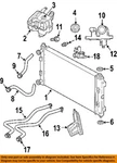 Chrysler Oem 01-03 Sebring Cooling Radiator Components-air Guide 4805698AB. Fixed Price $39.64.